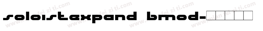 soloistexpand 6m0d字体转换